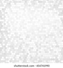 Abstract Hexagon Background. Seamless Light Vector Pattern