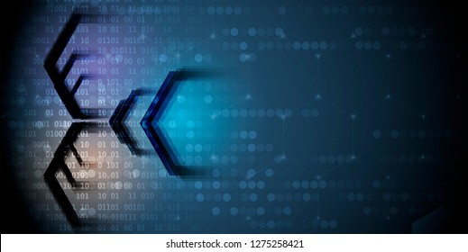 Abstract hexagon background. Technology poligonal design. Digital futuristic minimalism. Vector