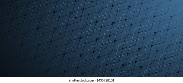 Abstract hexagon background. Technology poligonal design. Digital futuristic minimalism. Vector