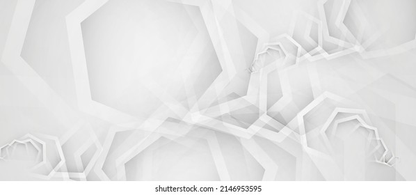 Abstract hexagon background. Technology poligonal design. Digital futuristic minimalism
