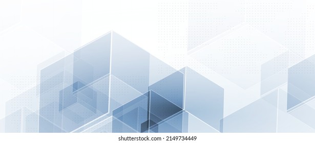 Abstract hexagon background. Technology poligonal design. Digital futuristic minimalism