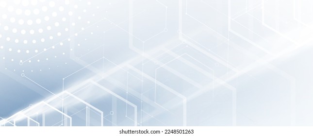 Abstract hexagon background. Technology poligonal design. Digital futuristic minimalism.