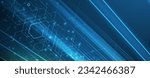 Abstract hexagon background. Technology polygonal design. Digital futuristic minimalism