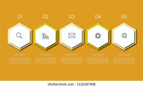 Abstract hexagon background. technology polygonal design.