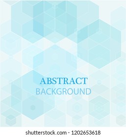 Abstract hexagon background. Technology polygonal design.