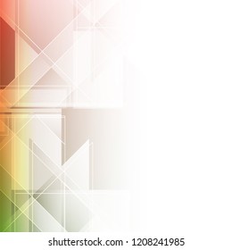 Abstract hexagon background. Technology polygonal design. Digital futuristic minimalism. Vector