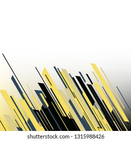 Abstract hexagon background. Technology polygonal design. Digital futuristic minimalism. Vector