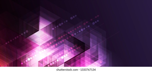  Abstract hexagon background. Technology polygonal design. Digital futuristic minimalism.