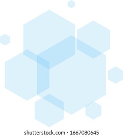Abstract hexagon background. Technology polygonal design. Digital futuristic minimalism. 