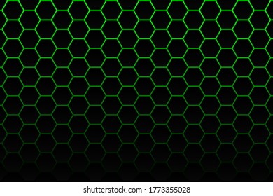 Abstract hexagon background , Technology polygonal concept