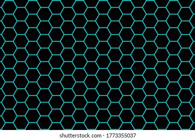 Abstract hexagon background , Technology polygonal concept