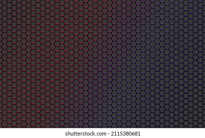 Abstract hexagon background. Technology polygonal concept