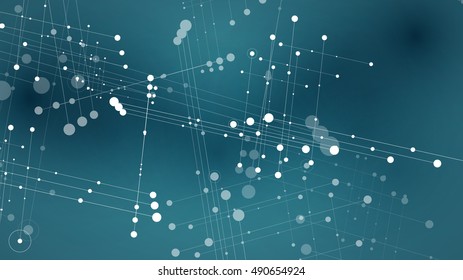 Abstract hexagon background. Technology polygonal design. Digital futuristic minimalism. Vector