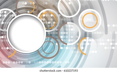 Abstract hexagon background. Technology polygonal design. Digital futuristic minimalism. Vector