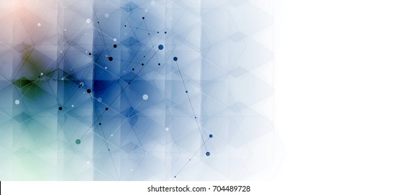 Abstract hexagon background. Technology polygonal design. Digital futuristic minimalism