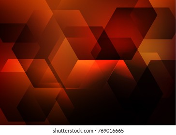 Abstract hexagon background. Technology polygonal design