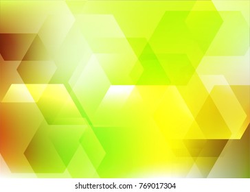 Abstract hexagon background. Technology polygonal design
