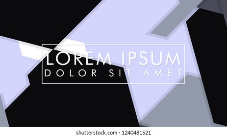 abstract hexagon background vector design with shadow , color gradient black and white