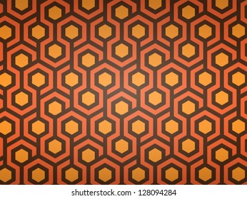 abstract hexagon background. Vector illustration
