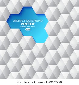 Abstract hexagon background. Vector illustration, contains transparencies, gradients and effects.