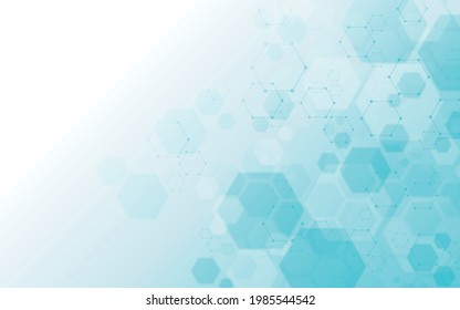 Abstract  hexagon background. Vector illustration.