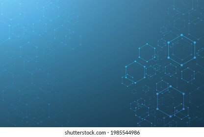 Abstract  hexagon background. Vector illustration.