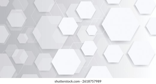 Abstract hexagon background. Vector illustration. eps10