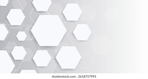 Abstract hexagon background. Vector illustration. eps10