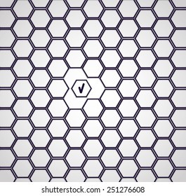 abstract, hexagon backgrounds 2D