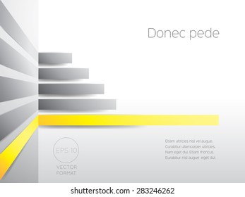 Abstract hexagon blank business background template - Vector Design Concept