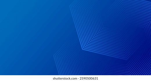 Abstract Hexagon Blue Tech Finance Fintech Background Abstract Pixel Pattern. Abstract Business Tech Simple Art Modern Abstract