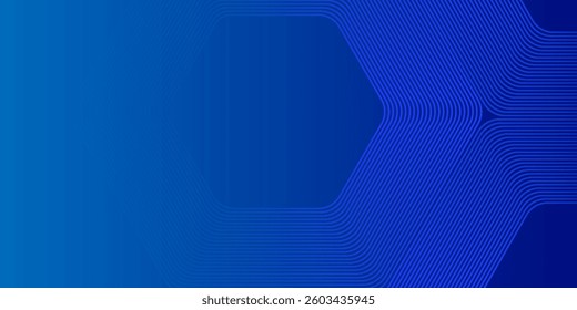 Abstract Hexagon Blue Tech Finance Fintech Background Abstract Pixel Pattern. Abstract Business Tech Simple Art Modern Abstract