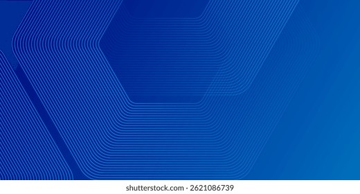 Abstract Hexagon Blue Tech Finance Fintech Background Abstract Pixel Pattern. Abstract Business Tech Simple Art Modern Abstract. Vector Eps10