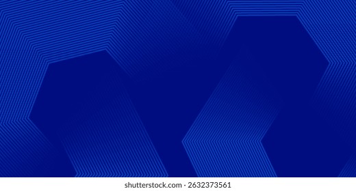 Abstraktes Hexagon Blue Tech Finance Fintech Hintergrund Abstraktes Pixelmuster. Abstrakte Business Tech Einfache Kunst Moderne Abstrakt
