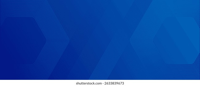 Abstraktes Hexagon Blue Tech Finance Fintech Hintergrund Abstraktes Pixelmuster. Abstrakte Business Tech Einfache Kunst Moderne Abstrakt