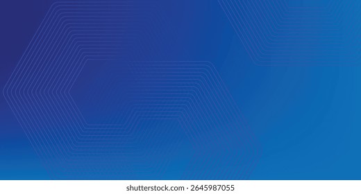 Abstract Hexagon Blue Tech Finance Fintech Background Abstract Pixel Pattern. Abstract Business Tech Simple Art Modern Abstract