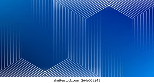 Abstract Hexagon Blue Tech Finance Fintech Background Abstract Pixel Pattern. Abstract Business Tech Simple Art Modern Abstract