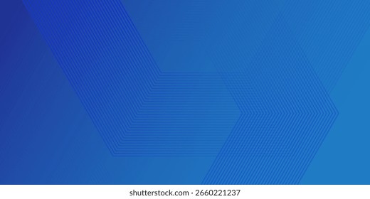 Abstract Hexagon Blue Tech Finance Fintech Background Abstract Pixel Pattern. Modern geometric