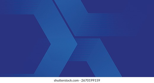 Abstractas Hexágono Azul Tecnología Finanzas Fintech Fondo Abstractas Patrón de píxeles. Ilustración vectorial Abstractas 