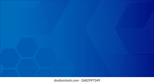 Resumo Hexágono Blue Tech Finanças Fintech Fundo Abstract Pixel Pattern. Abstrato Negócios Tecnologia Arte Simples Moderna Abstrato