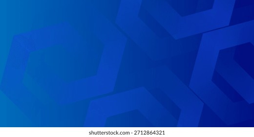 Abstraktes Hexagon Blue Tech Finance Fintech Hintergrund Abstraktes Pixelmuster. Abstrakte Business Tech Einfache Kunst Moderne Abstrakt