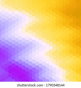 Abstract Hexagon Colorful Background. Vector