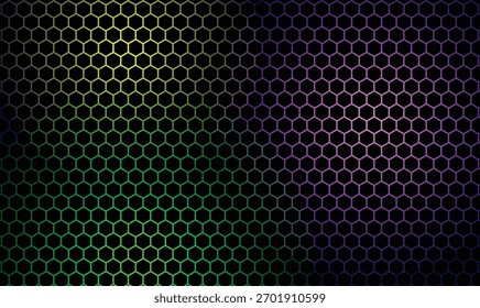 abstrato hexágono colorida fundo pro