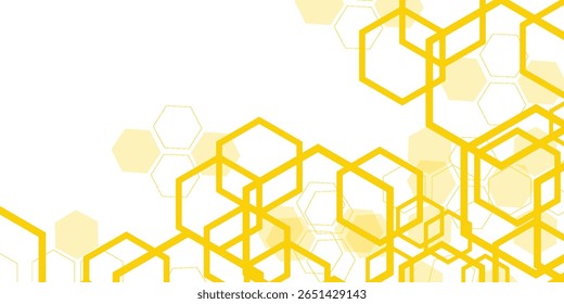 abstract hexagon concept design shape technology white background vector EPS10. modern eps 10.