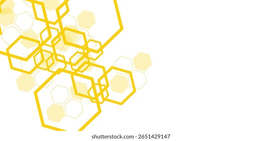 abstract hexagon concept design shape technology white background vector EPS10. modern eps 10.