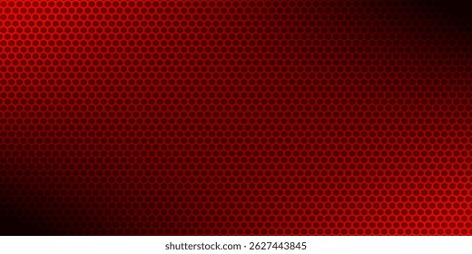 abstract hexagon dark red background. Eps 10