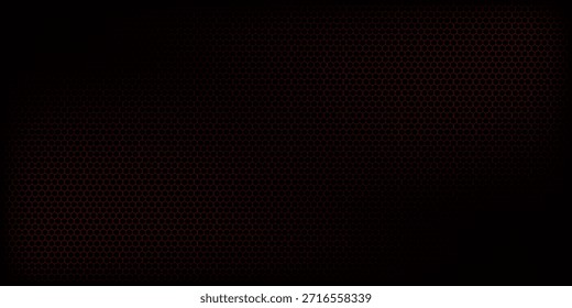 abstract hexagon dark red background.eps 10