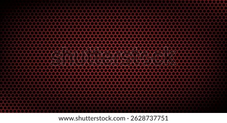 abstract hexagon dark red background