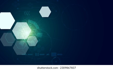 abstract hexagon digital health healthcare concept healthcare background medical medicine doctor diagnosis on futuristic background modern