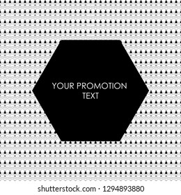 Abstract hexagon ethnic promotion background. Ethnic brochure templates. Design ethnic elements. Promotion fashion and etc. Vector illustration EPS.8 EPS.10